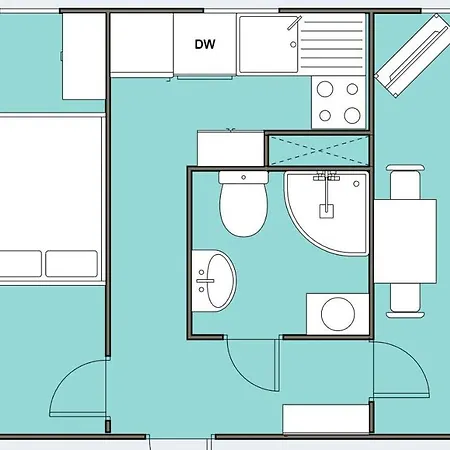 2-bedroom Modern Flat Near Baltic - 40m2- Location !!! グダニスク