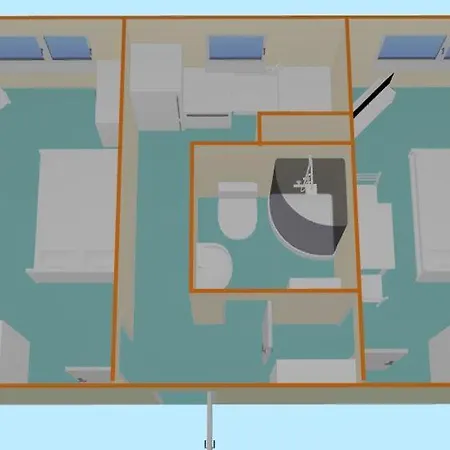 2-bedroom Modern Flat Near Baltic - 40m2- Location !!! * グダニスク